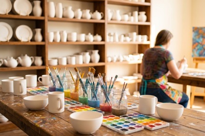 Polka Dot Pottery - Downtown, birthday party venue